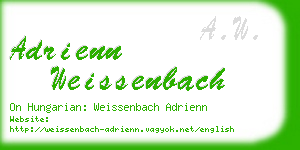 adrienn weissenbach business card